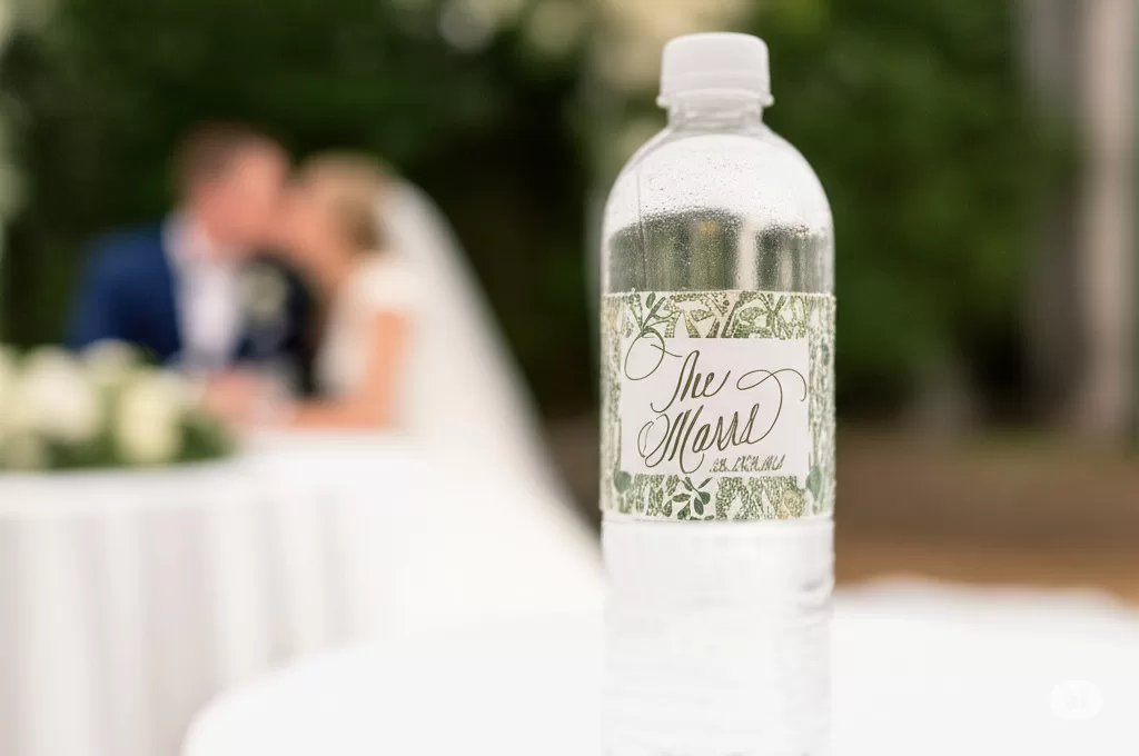 Custom water for weddings