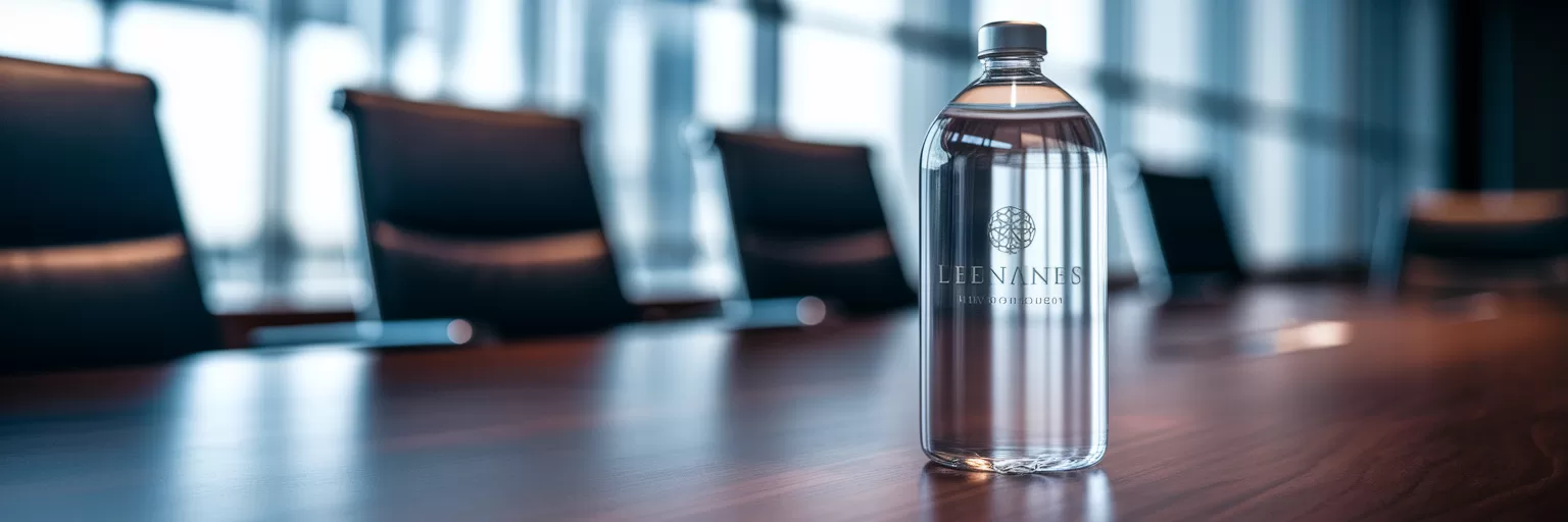 Custom water bottle law office