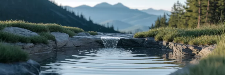 Natural spring Blue Ridge Mountains