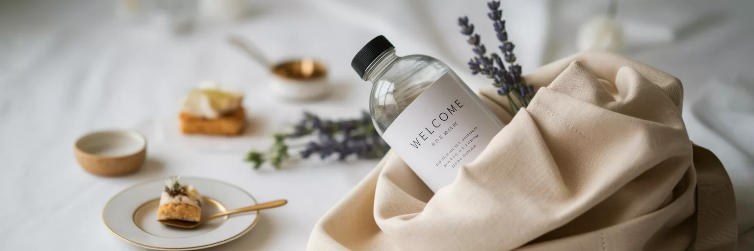 Wedding welcome bag custom water bottle